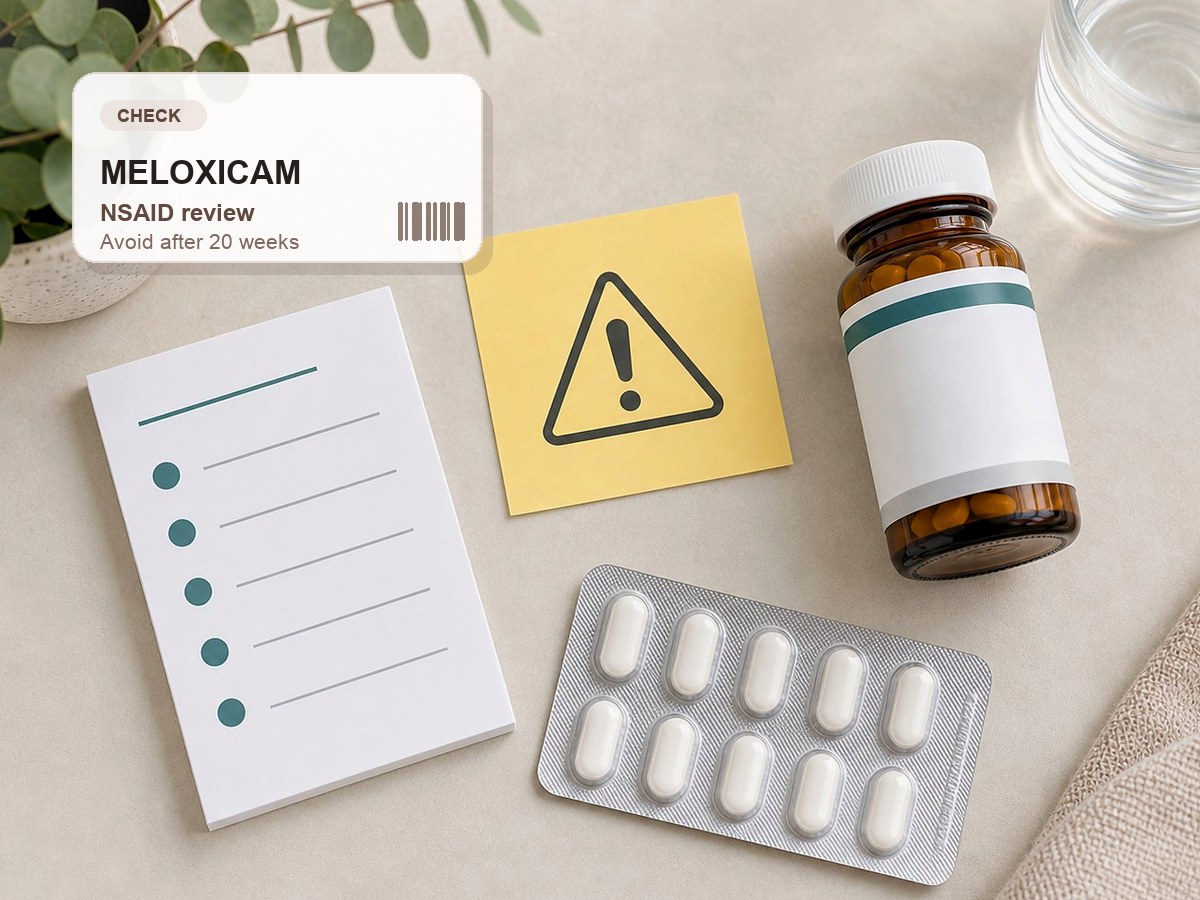 Is Meloxicam Safe During Pregnancy? pregnancy safety guide image