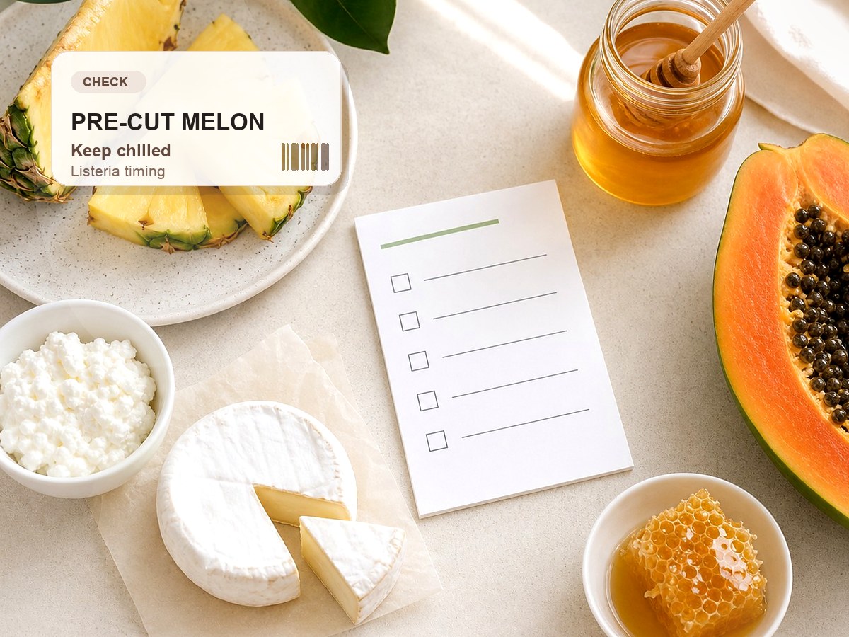 Pre-Cut Melon During Pregnancy: Chilling and Listeria Checks pregnancy safety guide image
